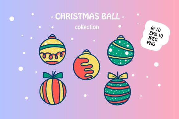 Christmas Ball Ornament Icon for Editorial Design