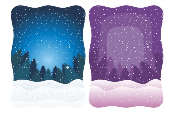 Christmas Creative Greeting Card Illustrations