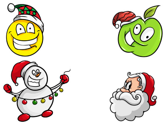 Christmas Four Bundle Yellow Apple
