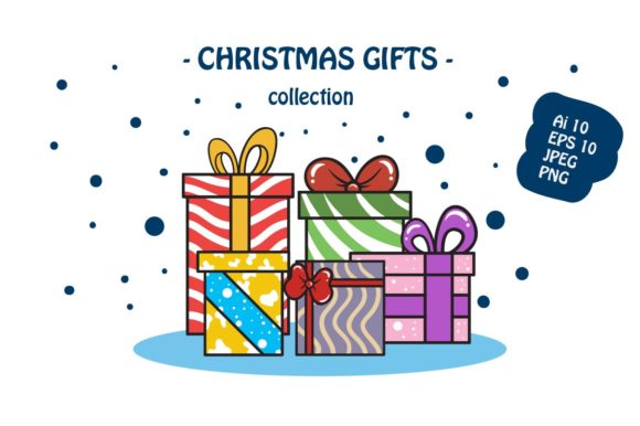 Christmas Gift Icon Pack Illustrations