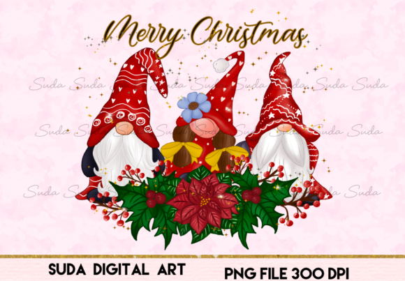 Christmas Gnomes Design Sublimation