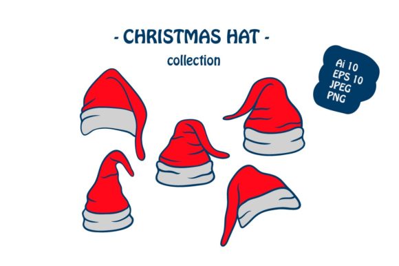 Christmas Hat 4 Icon Pack Illustration