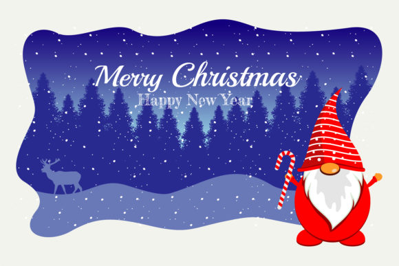 Christmas Santa Illustration for Editorial and Web Use