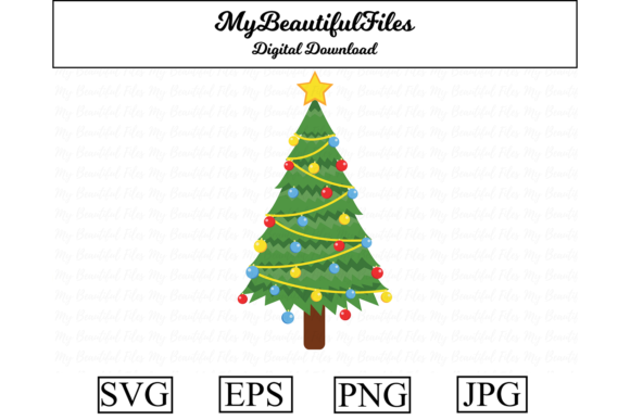 Christmas Tree Clipart Illustration 1 Review