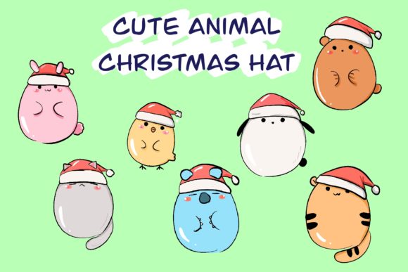 Cute Animal Christmas Hat