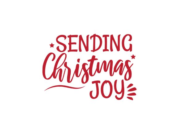 Sending Christmas Joy Illustrations